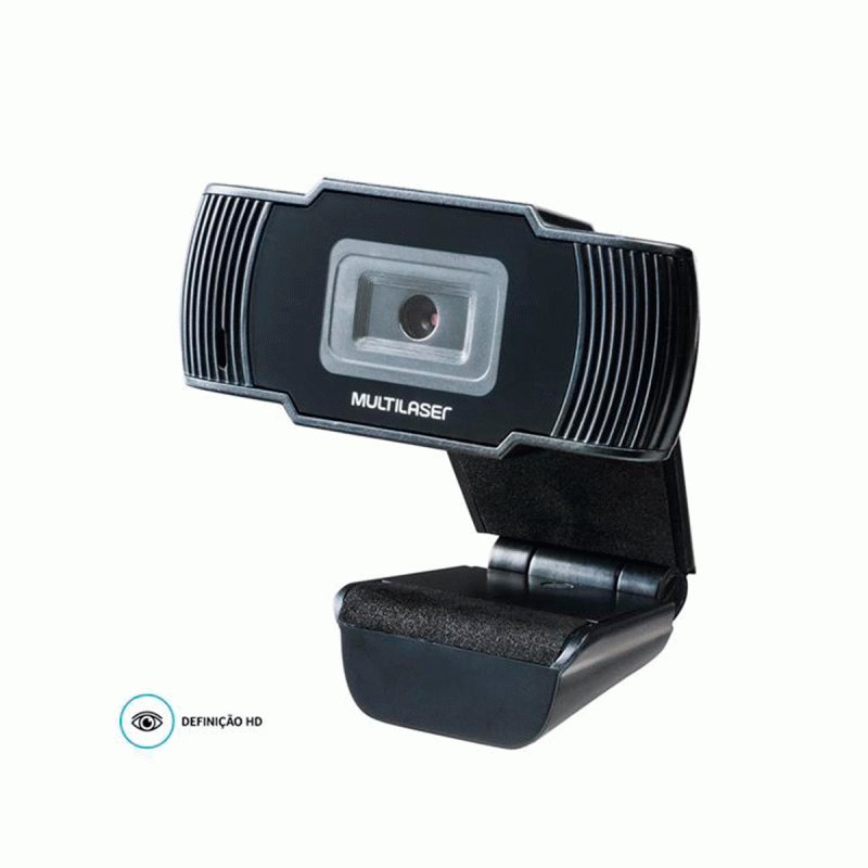 Webcam Vídeo Chamada Multilaser Office AC339 HD 720P