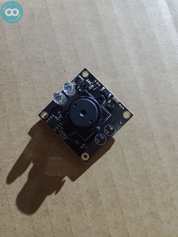 Mini câmera de segurança com sensor CMOS  2 LEDS