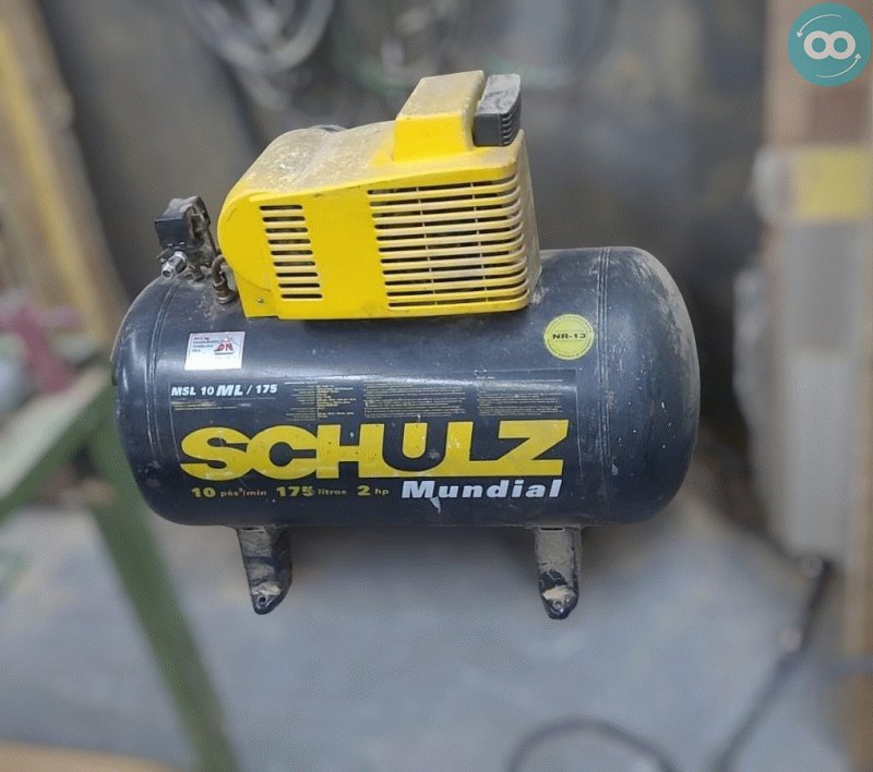 Compressor de ar Schulz  Mundial, trifásico (175 Litros)