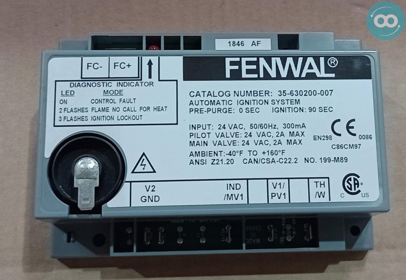 Modulo De Ignicao Fenwal S8600h MIDDLEBY 27161-0005