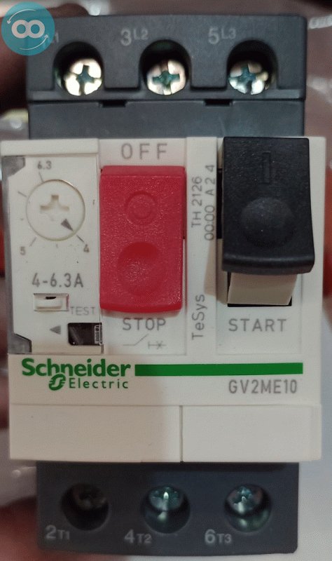Disjuntor Motor Schneider Electric 3P 690V 4,0-6,3A 78A