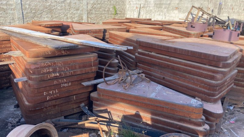 RETALHOS DE HARDOX 76MM 400-500