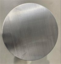 Chapa Circular de Alumínio Liga 1050-O com Revestimento em Aço Inox 430 2,1mm x 350mm