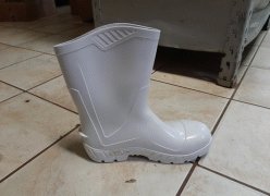 BOTA PVC BCO C/BIQ 37/38 S/FORRO