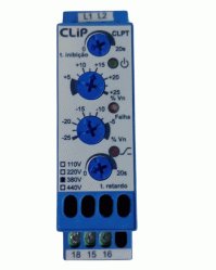 Relé de Monitoramento de Tensão Clip CLPT-2F 480VCA 50/60HZ