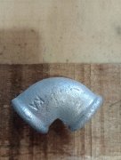 Cotovelo Galvanizado Com  Rosca Cilíndrica   90° 12,70mm
