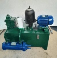 Unidade hidráulica 5 cv com bloco de válvulas direcionais filtro e trocador de calor