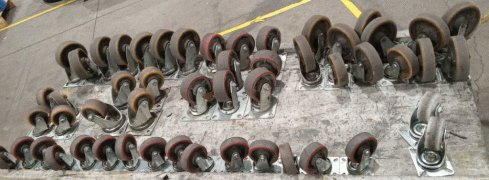 Lote Rodizios Fixos e Giratórios