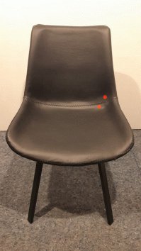 Cadeira Talia Preta Sem Braços