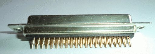 Conector DB 62 pinos femea para solda cabo